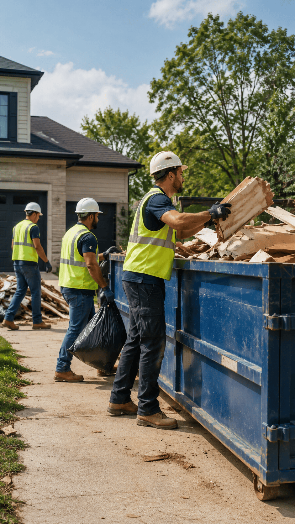 How Our Construction Dumpster Rental Response Process Works